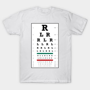 Drummers Eye Chart T-Shirt